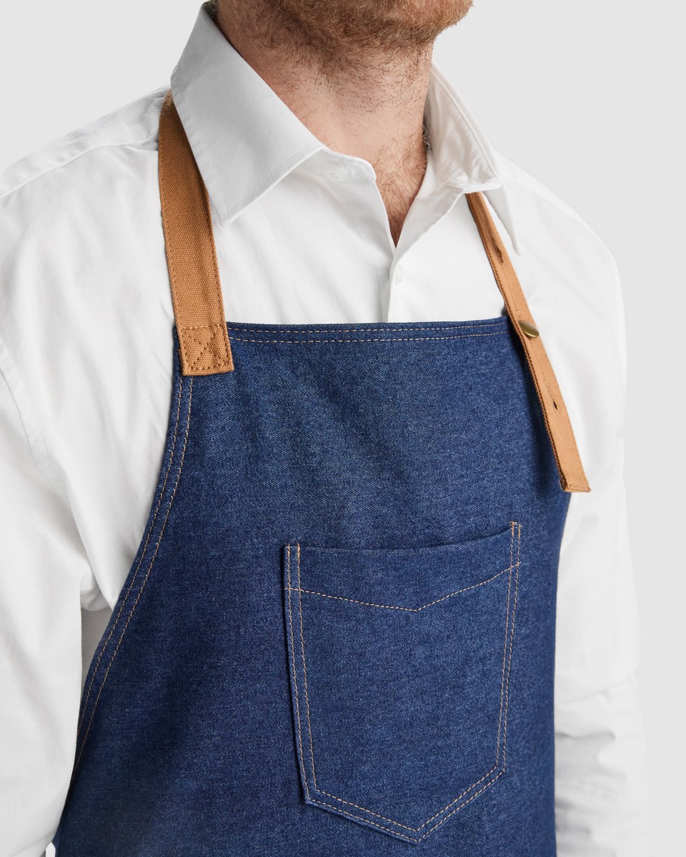 Delantal Largo Batali 9126 Unisex Imagen 3